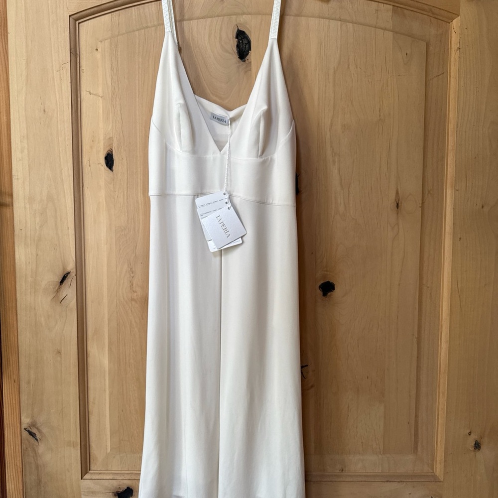 La Perla Elegant White Mini Dress